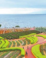 湖光山色醉游人